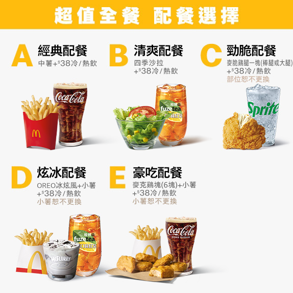 麥香雞單點價格 McChicken 麥當勞超值全餐菜單介紹