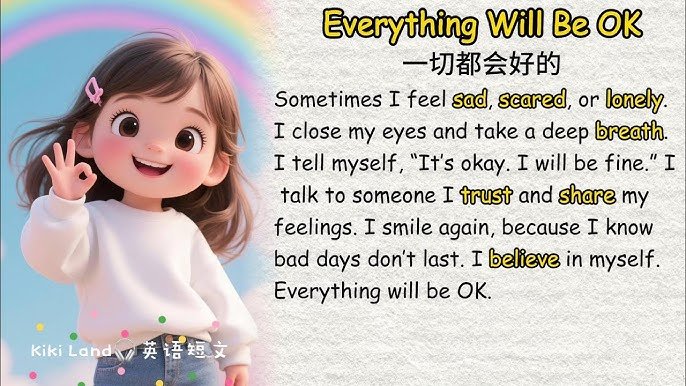 一切都會好的英文 Everything will be alright 安慰語錄