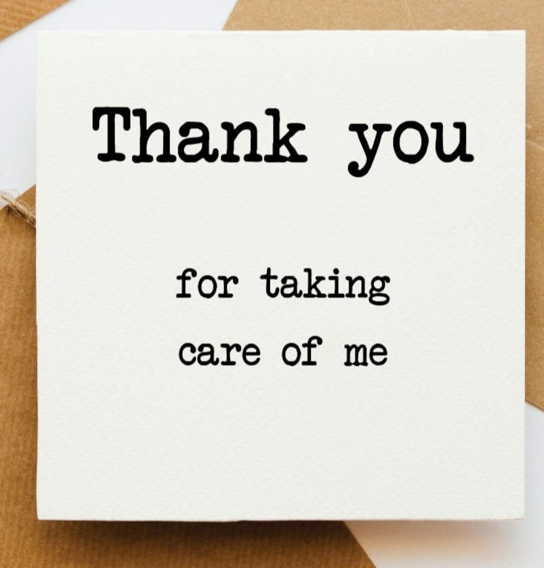 謝謝你的照顧英文 Thank you for taking care of me 感謝