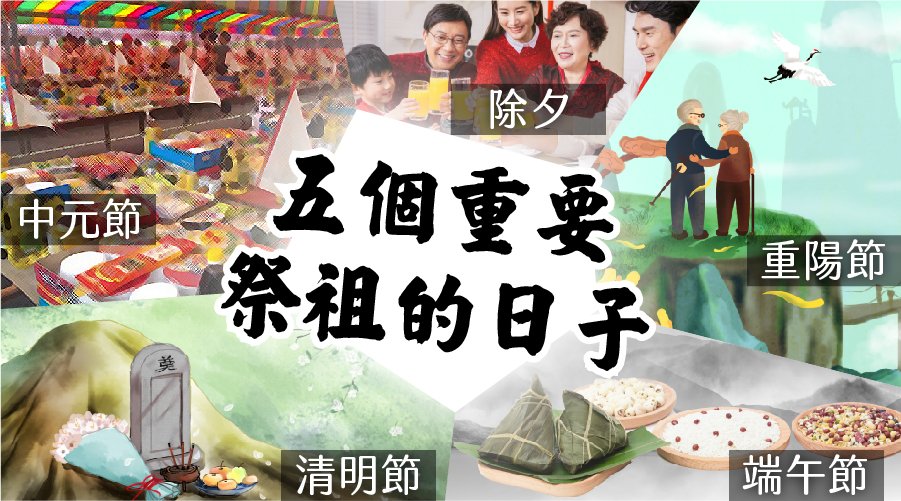 祭拜祖先的節日 Festivals for Ancestors 清明與重陽介紹