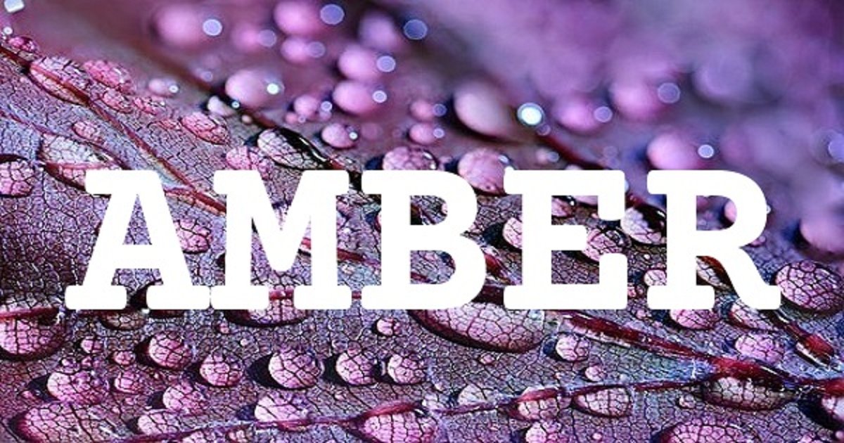 Amber名字好嗎?英文名字意義、來源與性格印象分析