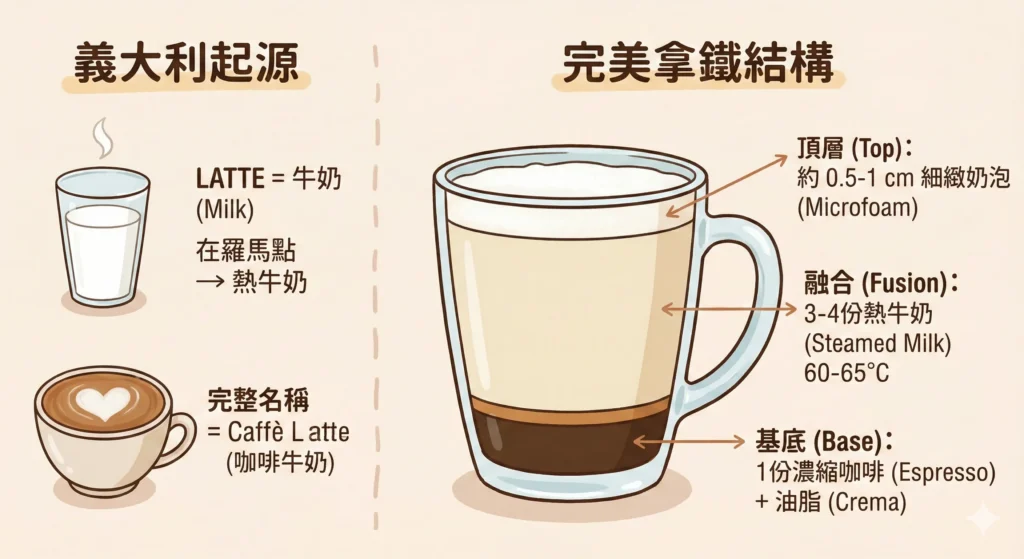 冰拿鐵英文Iced Latte製作比例 濃縮咖啡與牛奶的分層技巧