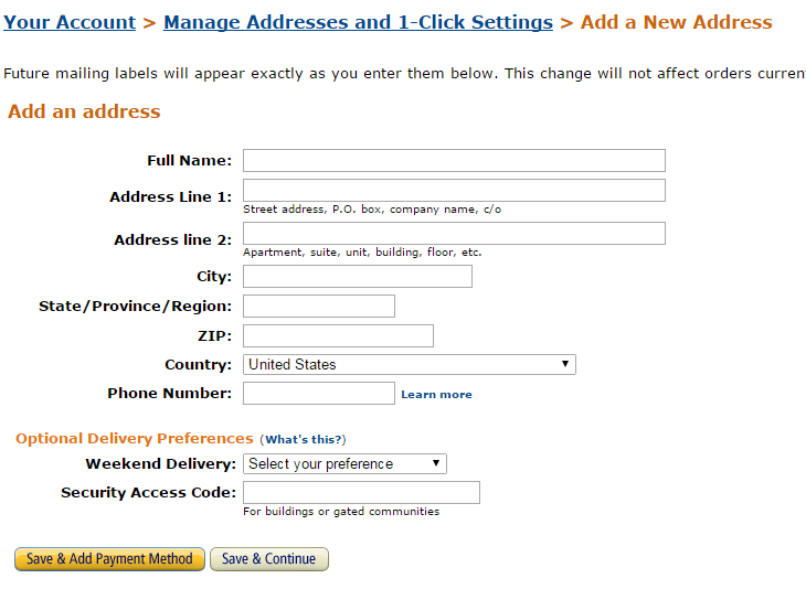 Address Line 1 2 怎麼填 國外網購地址欄位填寫範例教學