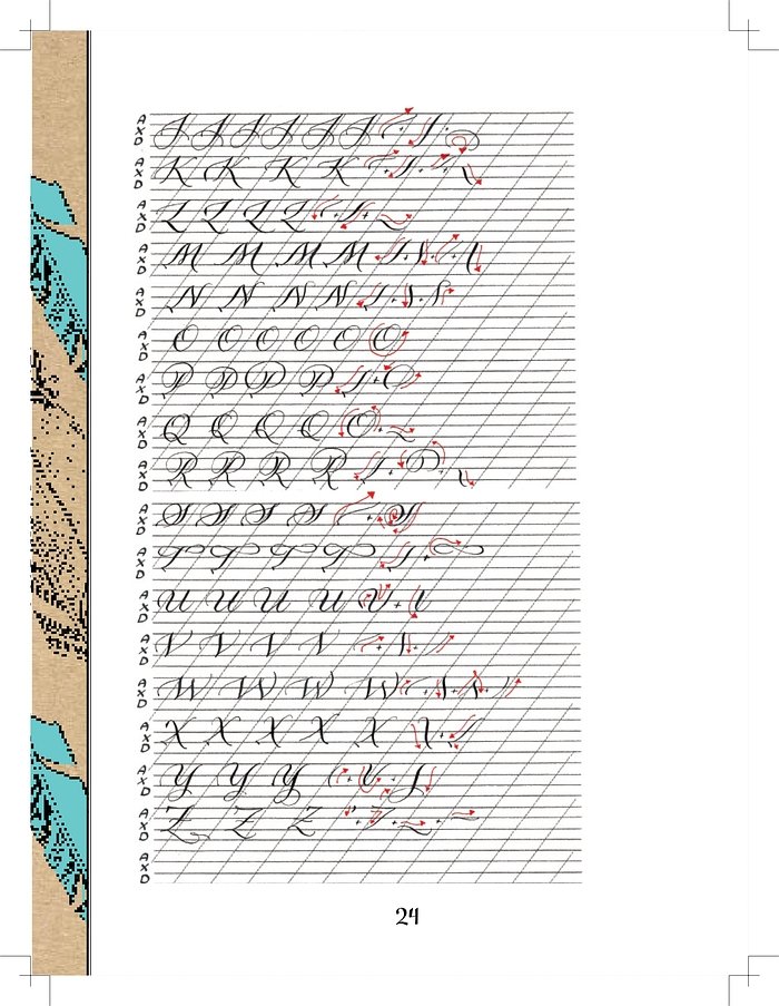 英文草寫字型下載與練習網站 提升手寫美感的英文書法教學