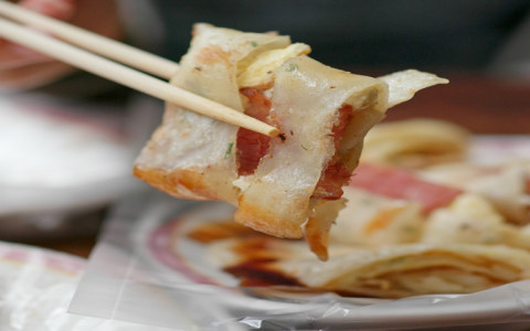 蛋餅的英文danbing或chinese omelet 台灣特色早餐介紹