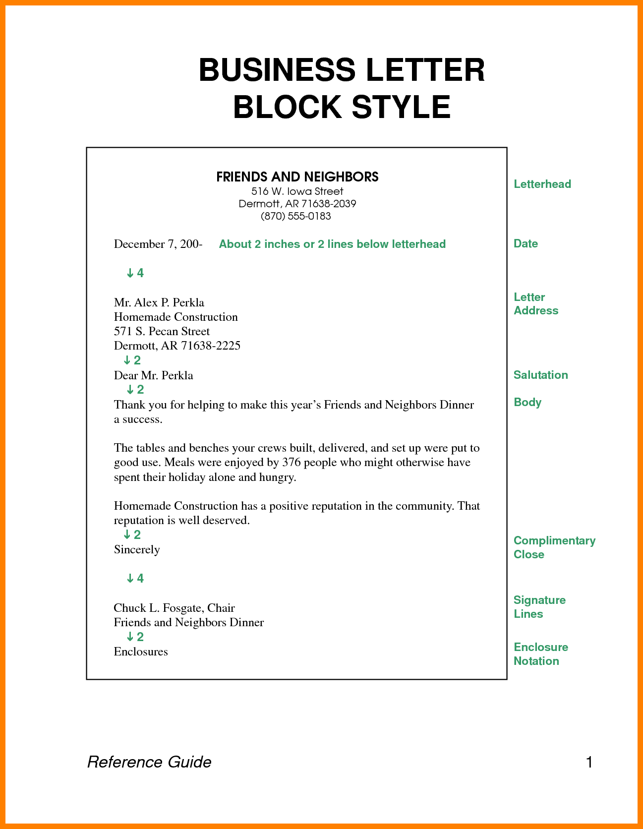商用英文書信格式 Business Letter 範本與寫作架構教學