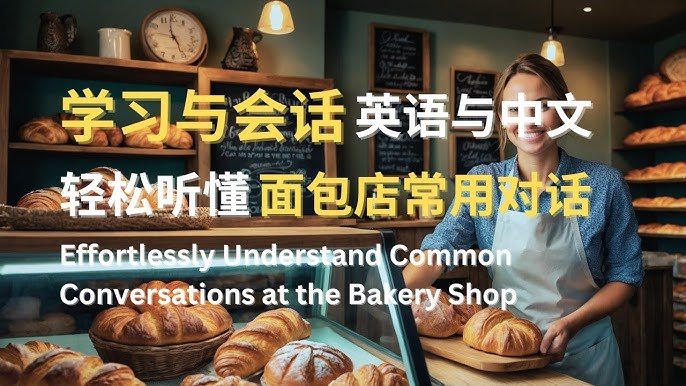 麵包店的英文Bakery 購買麵包蛋糕與烘焙相關單字對話