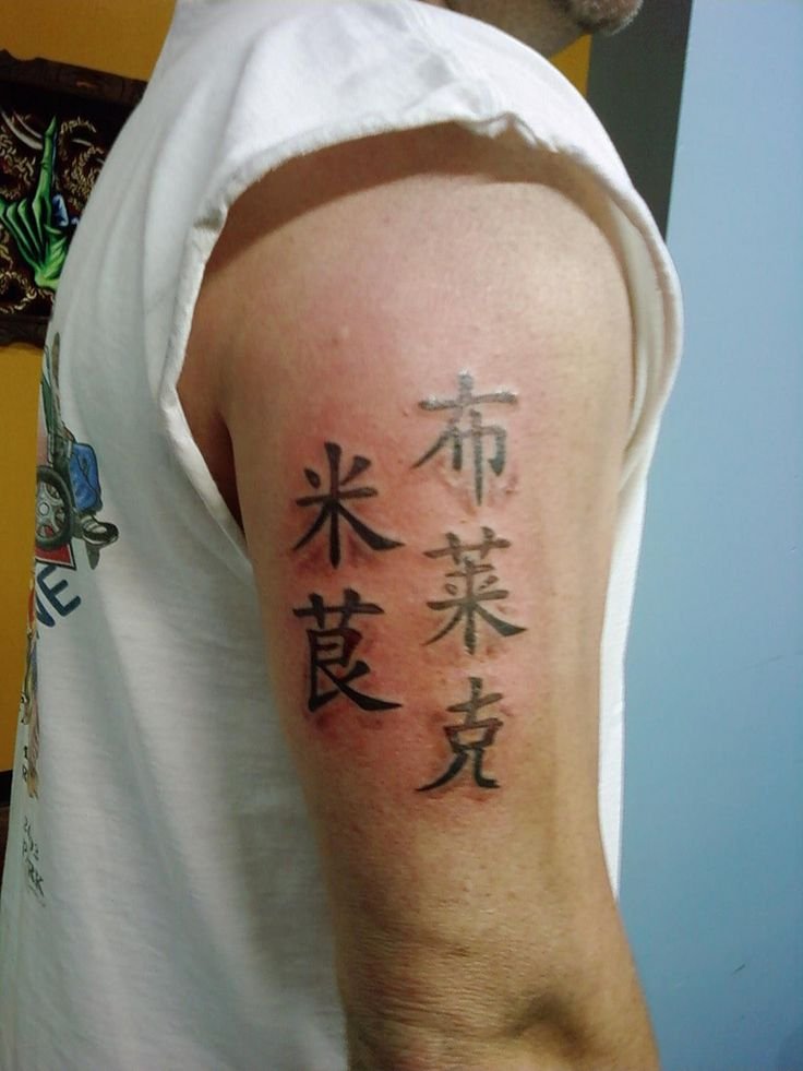 有意義的中文刺青英文翻譯 Chinese Character Tattoo靈感