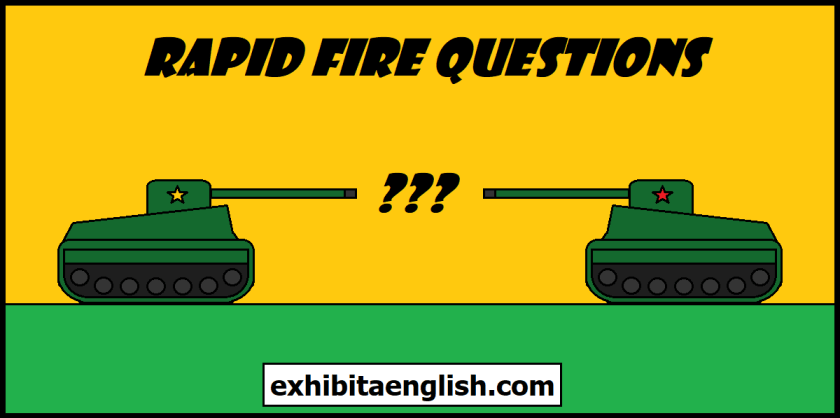 快問快答英文怎麼說？Rapid-fire questions 遊戲規則與常見題目