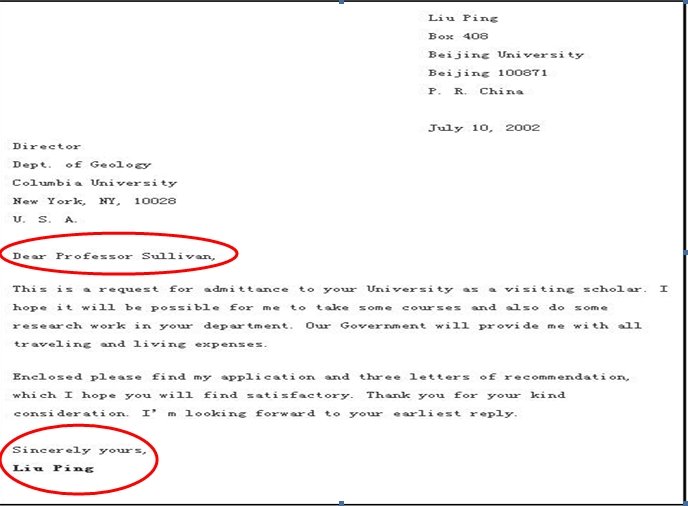 信要怎麼寫 Letter Writing 格式 稱呼與結尾範本教學