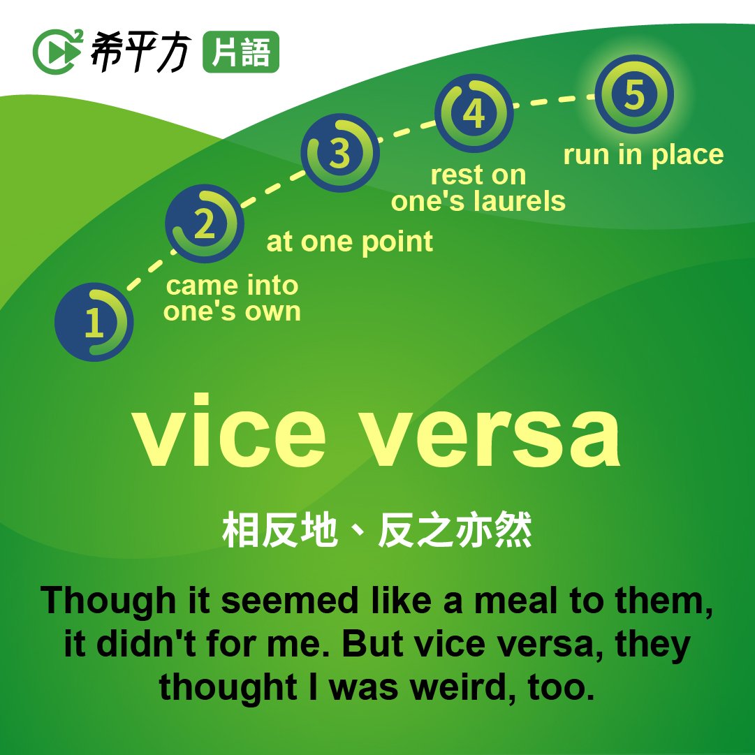 反之亦然英文 Vice versa 拉丁文片語用法與例句解析