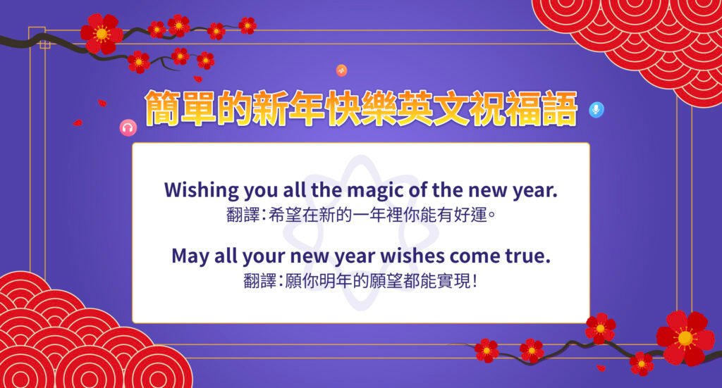 農曆新年祝福語英文吉祥話 Happy Lunar New Year賀詞大全