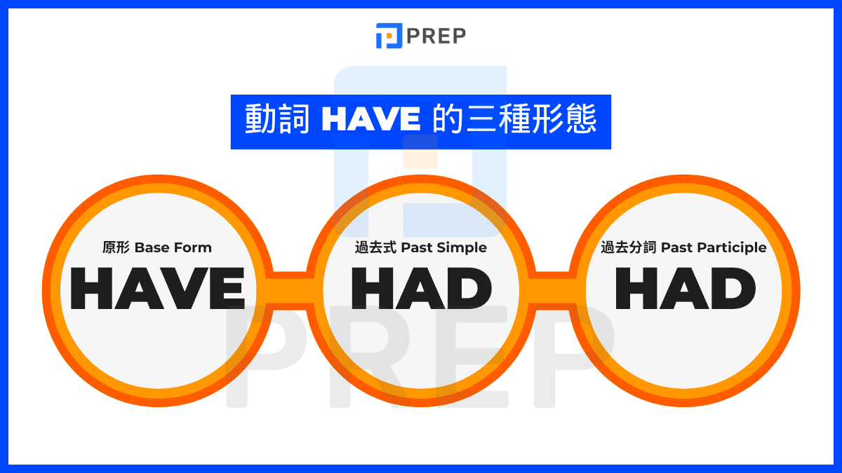 Have 的過去式 Had 動詞變化與完成式助動詞用法