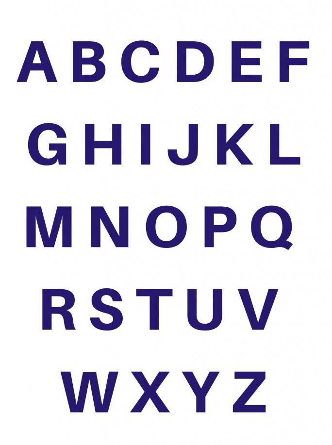 A 到 Z 順序 Alphabet Order 英文字母表正確排列