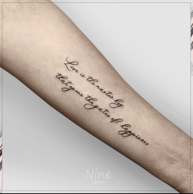 英文短句刺青Tattoo Quotes 勵志與紀念意義的文字靈感