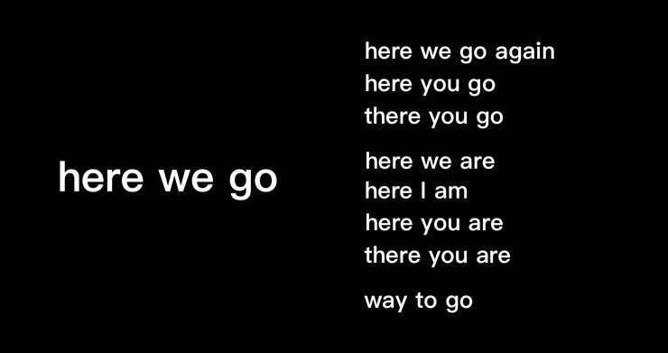 Here we are意思與用法 我們到了或這就是我們的現況