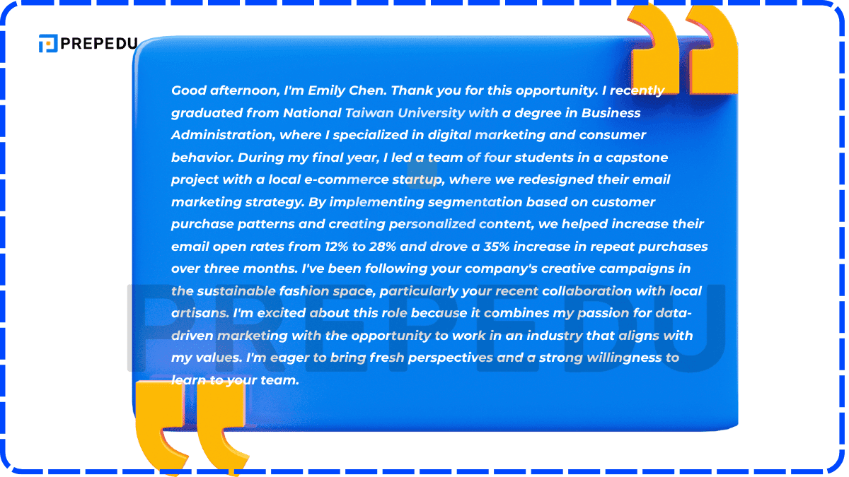 30秒自我介紹英文範本：面試必備簡短自我介紹技巧與講稿