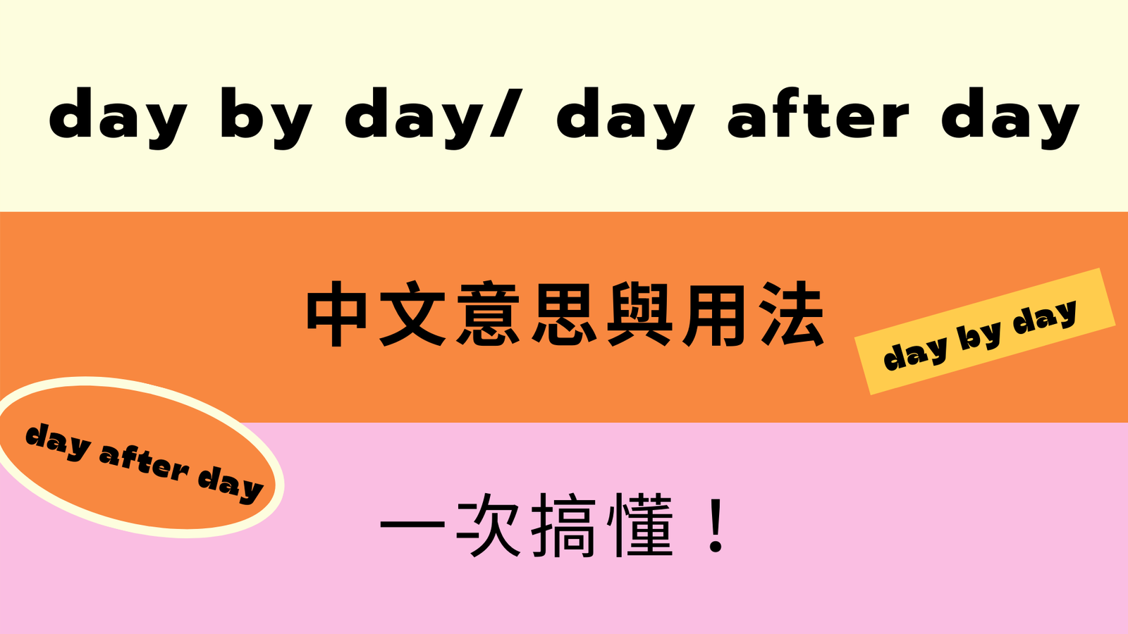 「日復一日」英文怎麼說？Day after day 用法與同義詞整理