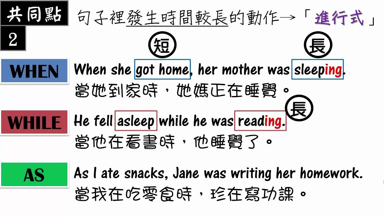 When 用法時態 當...時候 連接詞與疑問詞句型解析