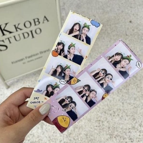 拍貼機英文Photo Booth 韓國流行大頭貼機操作與英文單字