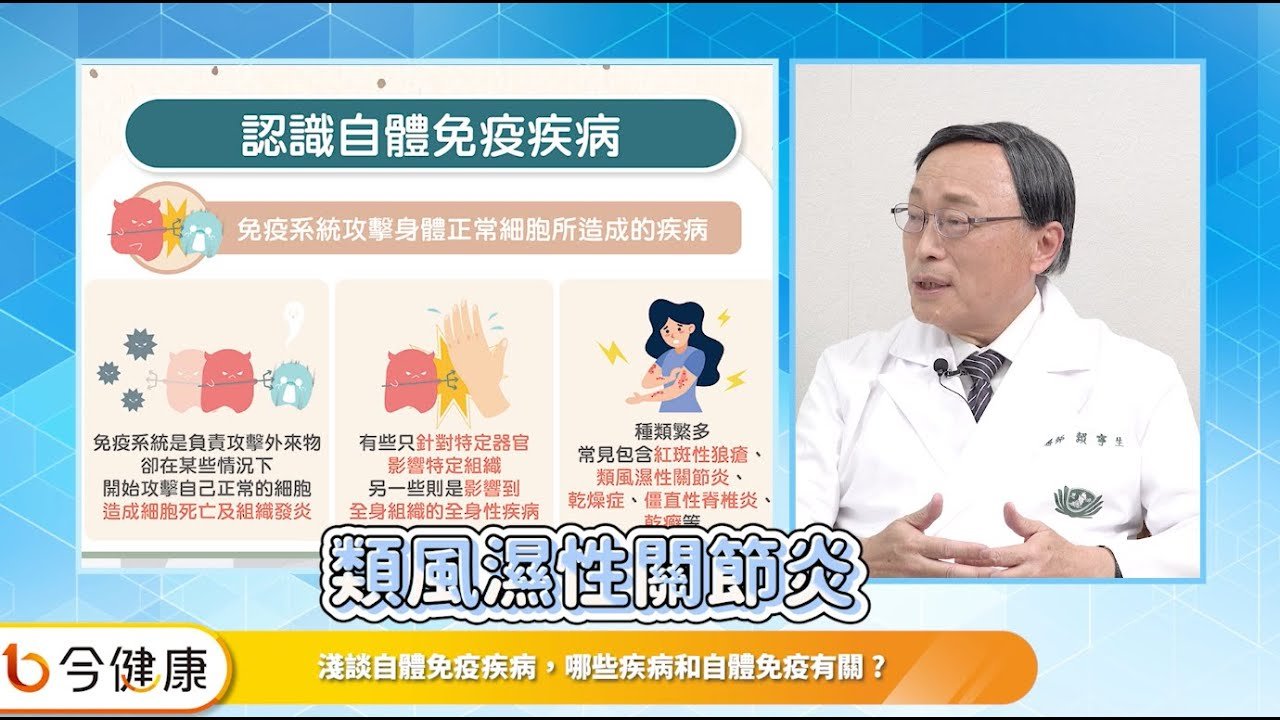 風濕免疫科英文Rheumatology 看診掛號與常見自體免疫疾病